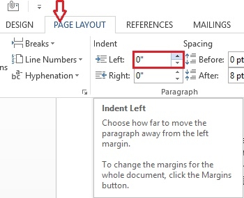 Häufig verwendete Einzugsstile in Word-Dokumenten