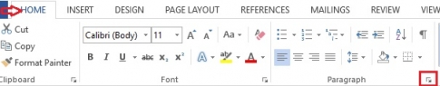 Commonly used indent styles in Word documents