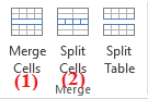 Operazioni per modificare le tabelle in Word