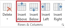 Operazioni per modificare le tabelle in Word