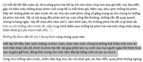 Cách ẩn/hiện những đoạn văn bản quan trọng trong Word