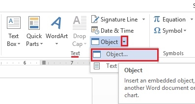 Cách chèn File Word vào văn bản Word vô cùng đơn giản