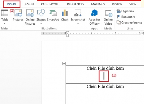 How to insert Word File into Word documents is very simple