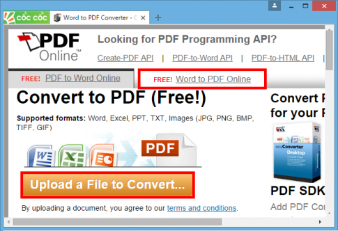 How to convert Word files to PDF files is very simple and fast