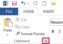 How to copy many different content at the same time simply in word