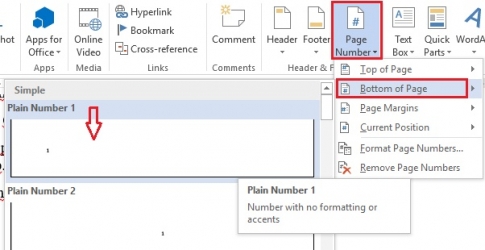 How to automatically number pages for easy documents on word