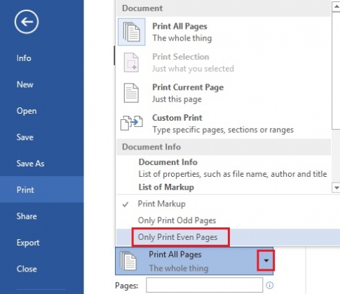 How to print 2-sided easily in Word with all printers