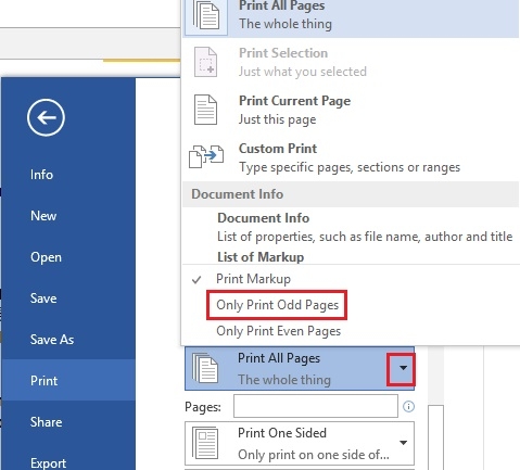 How to print 2-sided easily in Word with all printers