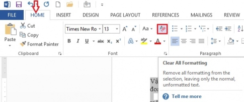 How to lose background color when copying online documents to word