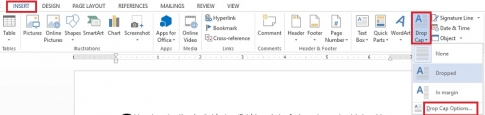 Cách tạo chữ cái lớn đầu dòng dễ dàng bằng Drop Cap