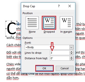 Come creare facilmente lettere iniziali grandi con Drop Cap