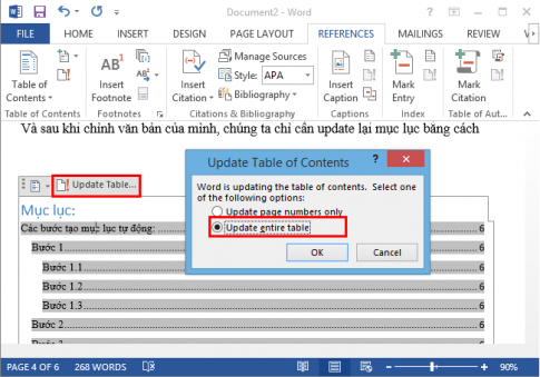 So erstellen Sie ein automatisches Inhaltsverzeichnis in Microsoft Word