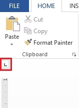 How to create Tab aka create a dot (...) in word