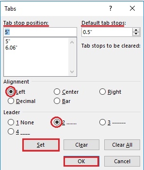 So erstellen Sie einen Tabulator, auch bekannt als einen Punkt (...) in Word