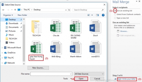 How to merge mail on Word anyone can do it
