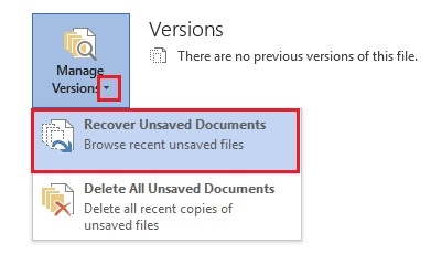 File Word bị đóng khi chưa kịp lưu làm sao lấy lại nội dung?