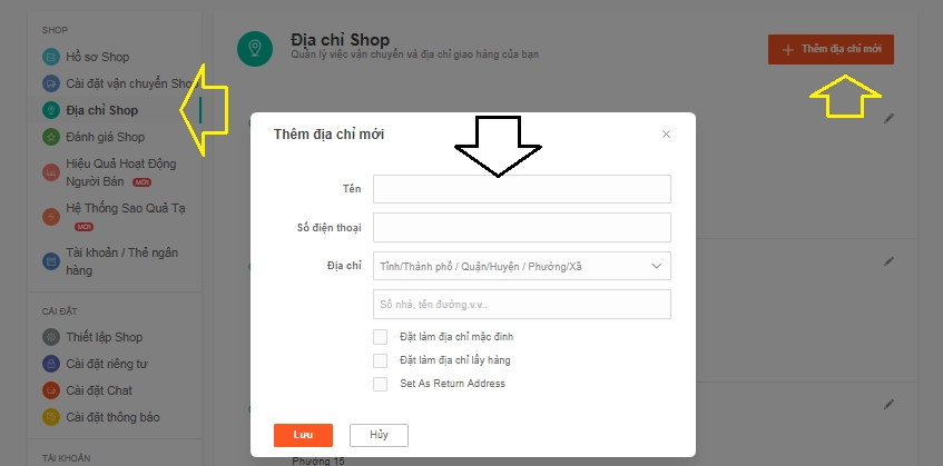 Instructions on how to register for sales and the process of selling from A to Z on Shopee
