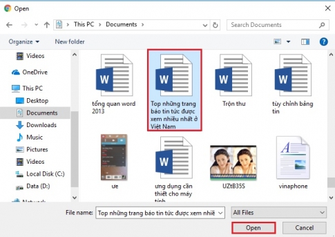 Instructions on how to open Word and Excel files suspected of being infected with Viruses