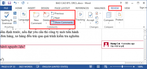 The easiest way to use comments in Word