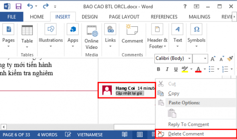 The easiest way to use comments in Word