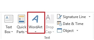 Erstellen Sie schnell Wortkunst mit WordArt in Word 2013