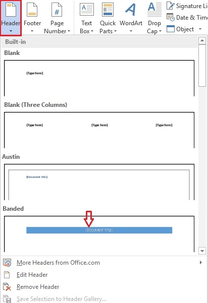 Crie belos cabeçalhos e rodapés de página com as ferramentas Header e Footer