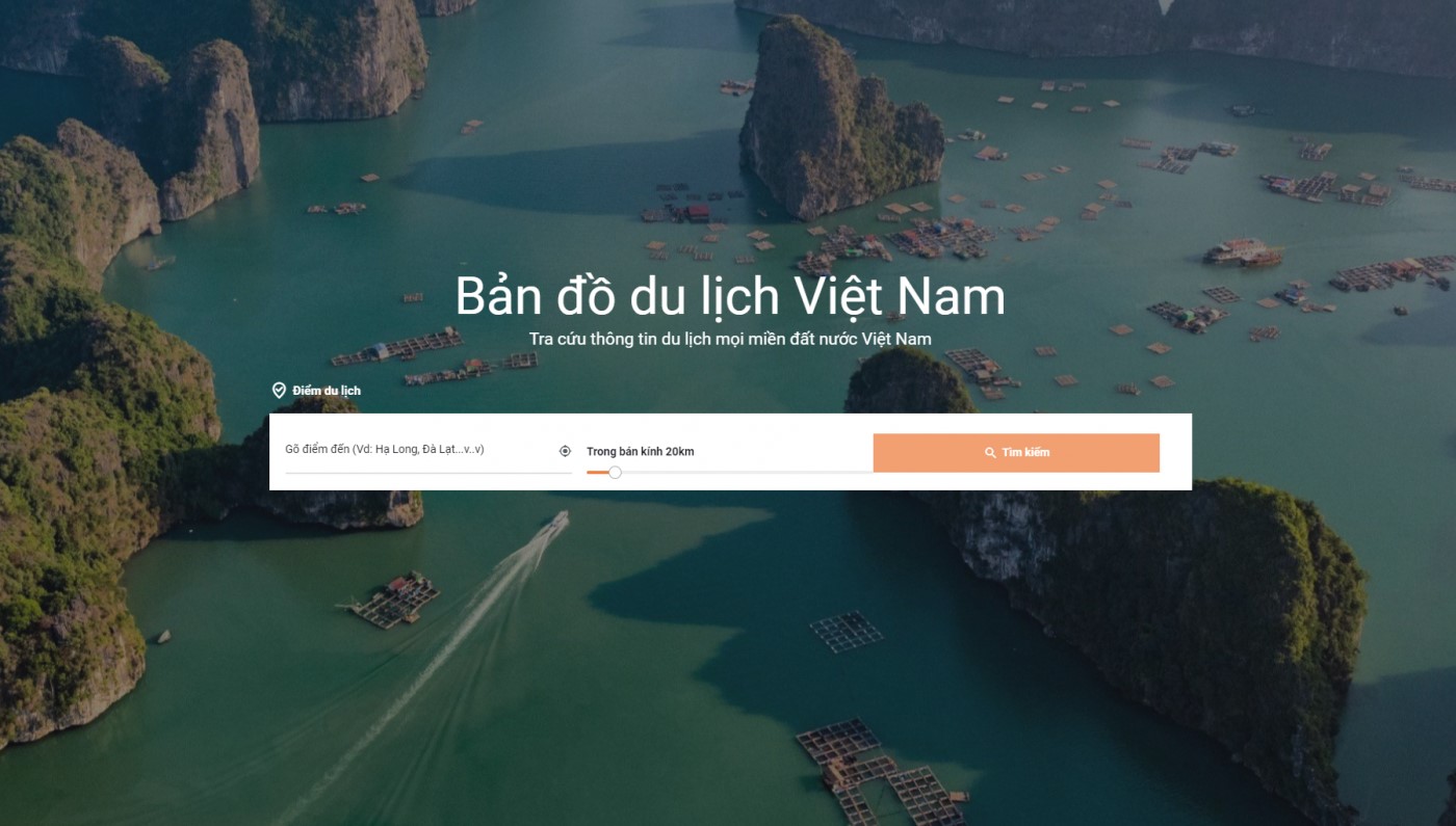 Tripmap.vn観光ウェブサイトプロジェクト