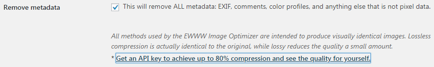 Instruções para usar o plug-in de compactação de imagem EWWW Image Optimizer