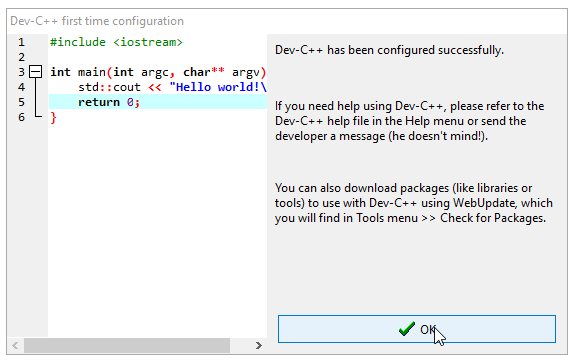 Configurando o ambiente para programação C com o software Dev C++ ou Visual Studio Code