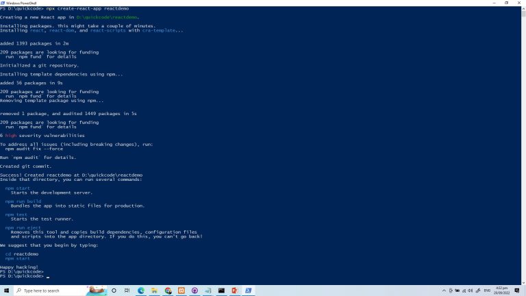 Hướng dẫn khởi tạo và Hello World dự án ReactJS - HỌC VIẾT CODE