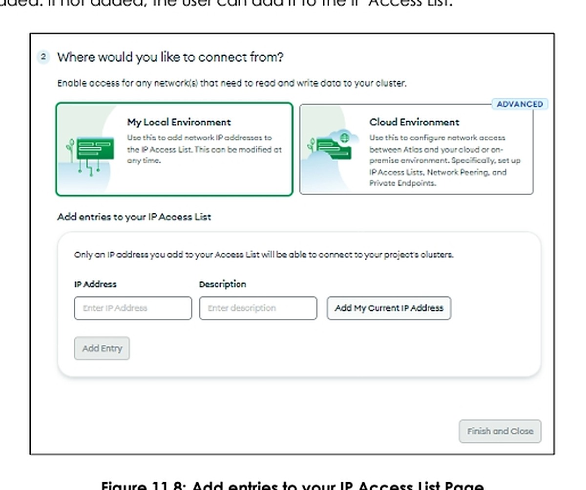 Thêm địa chỉ IP vào MongoDB Atlas IP Access List